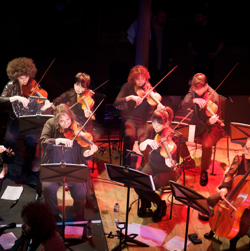 String section at Queens Hall - live music event